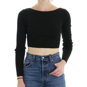 MAGLIA INCROCIATA NERO